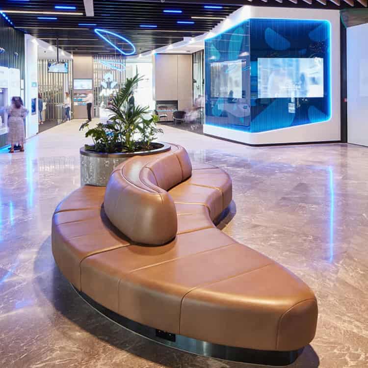 Anti-Stain Coated Textile for Public Seating