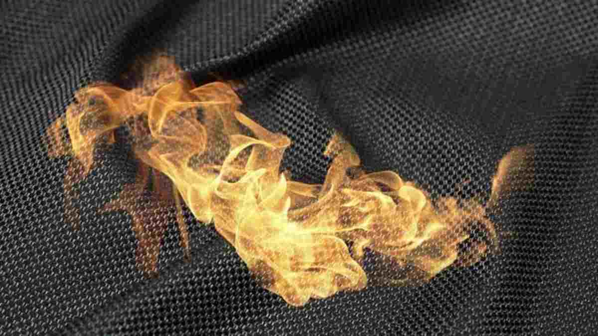 Flame-Resistant Coated Textile