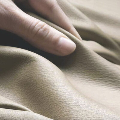 Soft lambskin texture silicone leather material