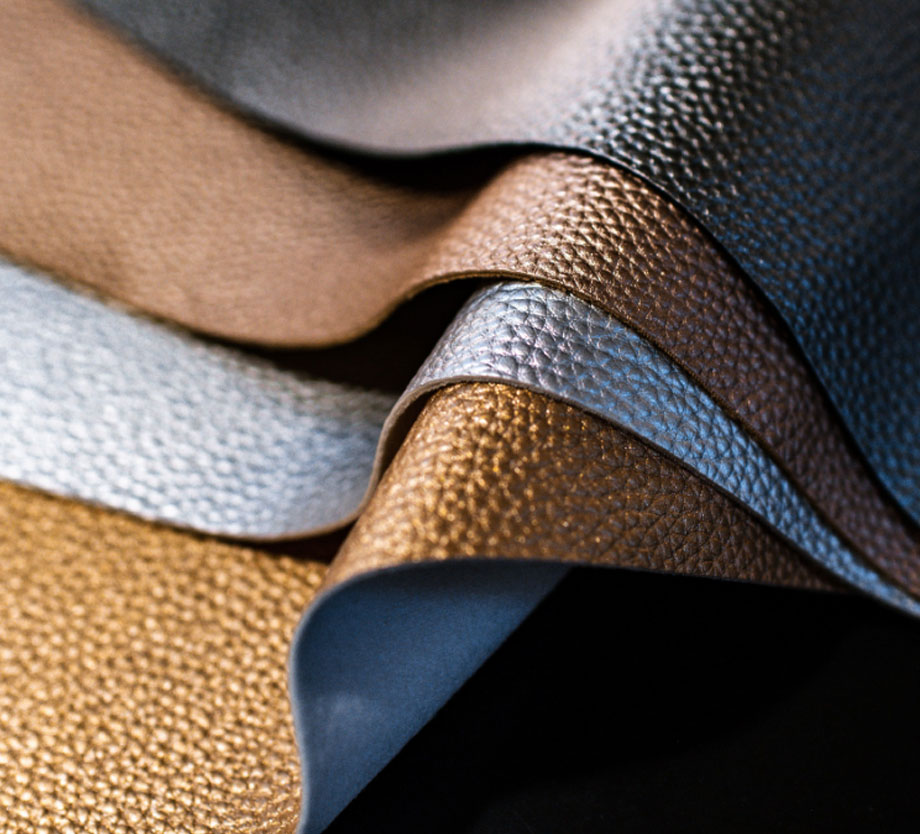 Layered silicone leather material for bags footwear and accessories