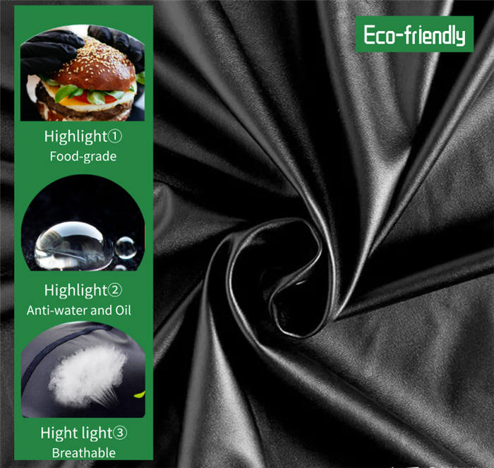 Low VOC vegan silicone leather material