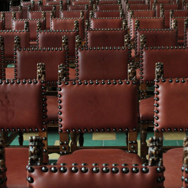 Commercial Interiors seating silicone leather material
