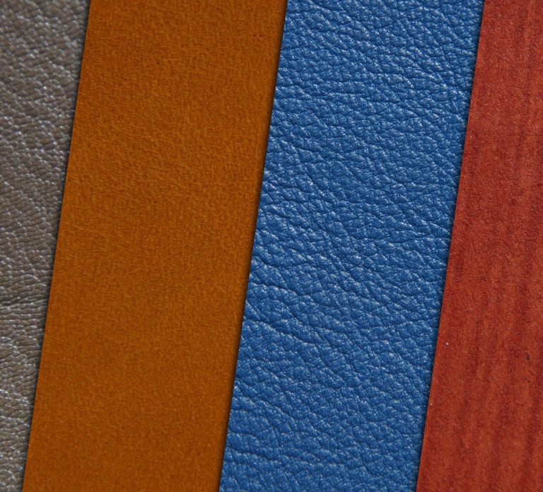 silicone leather material 5 Color swatches of silicone leather material for custom programs