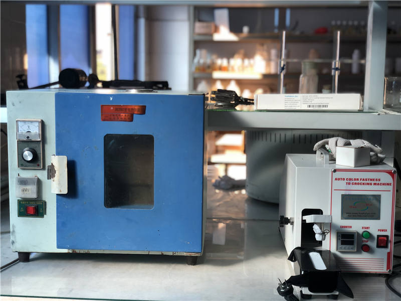 Silicone upholstery material color fastness testing equipment